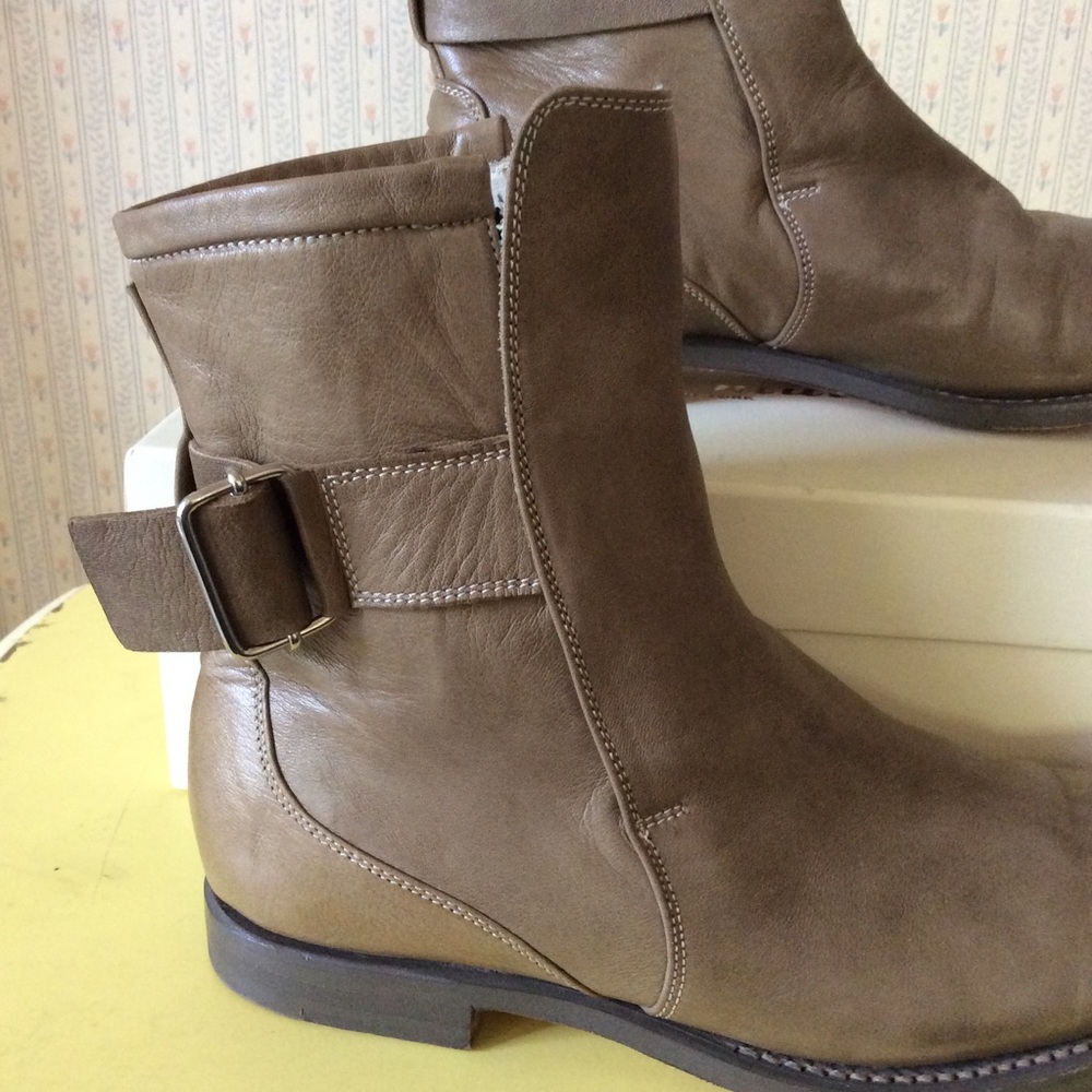 Fausto Santini leather ankle boots with buckle 6 - Picture 2 of 8